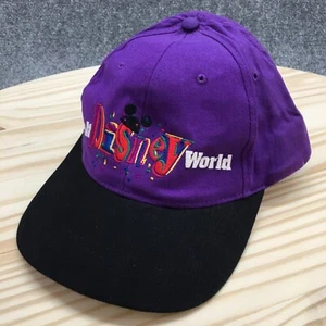 Walt Disney World Baseball Hat Youth Purple One Size Adjustable Embroidered Logo - Picture 1 of 11