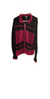 Designers Studio Originals Sweater L Womens Regular Size  Full Zip red & black