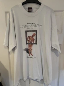 STAR WARS T-SHIRT - THE ART OF STAR WARS - BARBICAN CENTRE LONDON - 2000 - LARGE - Bild 1 von 7