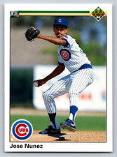 1990 Upper Deck #716 Jose Nunez Chicago Cubs Baseball Card