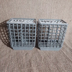 QT 2 Kenmore Dishwasher Silverware Cutlery Baskets Gray W10813433 - Picture 1 of 9