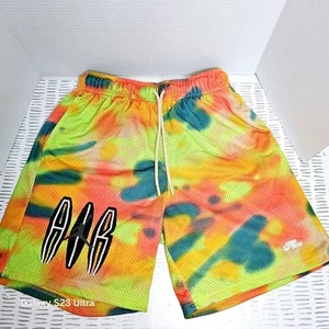Nike Air Jordan Shorts Youth Large Jumpman Tie Dye MVP Flight Basketball Michael - Picture 1 of 18