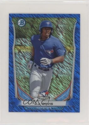 2014 Bowman Scout Top 5 Prospects Mini Chrome Refractors Blue /250 DJ Davis - Image 1 of 2