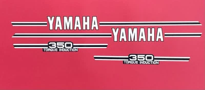 1974 Yamaha RD 350 fuel tank decals SET High Quality After Market - Image 1 of 3