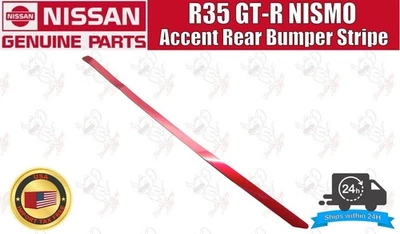 Nissan OEM Accent Rear Bumper Stripe Left For R35 GT-R Nismo Genuine - Image 1 of 4