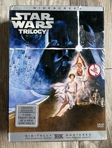 STAR WARS Trilogy DVD 3-Disc Set Widescreen Limited Edition π NEW & SEALED!! - Picture 1 of 6