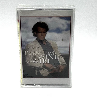 New Sealed Randy Travis Wind In The Wire Cassette - NOS - Image 1 of 3