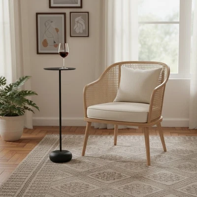 Camaret Cocktail Table - Metal base living room accent table - Image 1 of 4