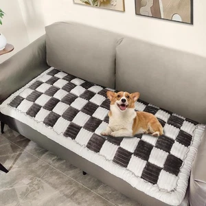 Waschbarer Sofabezug, tierhaarfester Couchschoner 28x59 schwarz - Bild 1 von 7