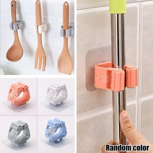 Wall Sticker Mop Hook Mop Umbrella Stand 6 X 6 Cm Easy To Operate Non-slip - Picture 1 of 12