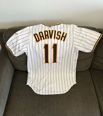 Nike Authentic San Diego Padres Yu Darvish #11 MLB Baseball Jersey Men’s Sz M - Image 1 of 4