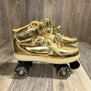 Chicago Gold Pulse Rechargeable Light-Up Roller Skates Youth US Size 6 EUR 39 - Picture 1 of 17