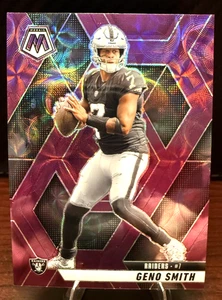 Geno Smith Purple Scope Parallel - 2025 Panini Mosaic #101 Las Vegas Raiders NFL - Bild 1 von 2