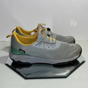 Men’s Teva Gateway Swift Trail Hiking Sneakers, Size 10, Gray/Yellow - Picture 1 of 6