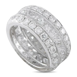 Anillo de diamantes de platino de 6,75 quilates - Imagen 1 de 4