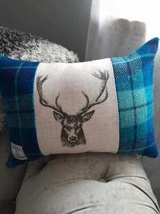 harris tweed cushion X 2 - Picture 1 of 2