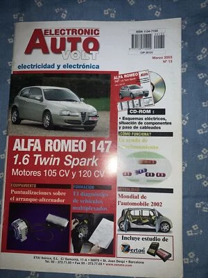 Manual De Taller De Electricidad Y Electrónica ALFA ROMEO 147 1.6 Ts - Imagen 1 de 2