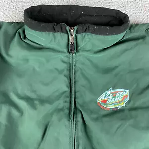 VINTAGE 2004 NHL Hockey All Star Game Jacket Men 2XL Full Zip Wild Arena Bomber - Picture 1 of 7