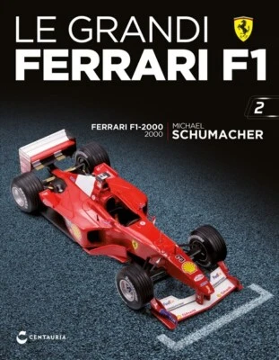 LE GRANDI FERRARI F1 Modello 1:24 n° 2Ferrari F1-2000 - Michael Schumacher  2000 - Immagine 1 di 2