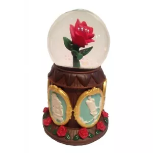 Beauty and the Beast Musical Snow Globe - Enchanted Rose, Disneyland Paris - Foto 1 di 2