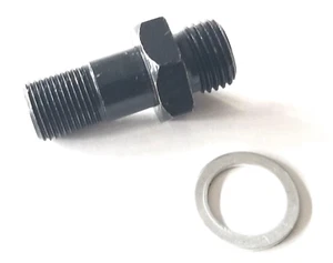 For AEM -6 Fuel Rail Fitting 92-95 Honda Civic 94-01 Acura Integra D16 B Series  - Picture 1 of 1