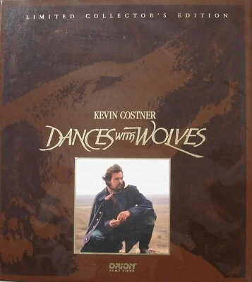 DANCES WIOTH WOLVES 3-Laserdisc Box NEW Widescreen Expanded UPC 014381281460 - Image 1 of 2