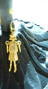 VINTAGE CHANEL GOLD TONE ARTICULATING PENDANT - Picture 1 of 6