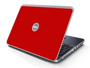 RED Vinyl Lid Skin Cover Decal fits Dell Inspiron 15R N5010 Laptop - Picture 1 of 1