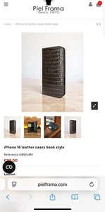 Piel Frama Brown Leather Phone Case iPhone 16 - Picture 1 of 5