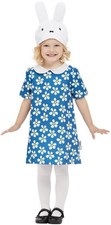 Girls Official Miffy Rabbit World Book Day Cartoon Fancy Dress Costume Outfit