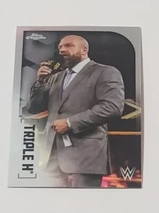 2020 TOPPS CHROME REFRACTOR WWE #65 TRIPLE H - Picture 1 of 2