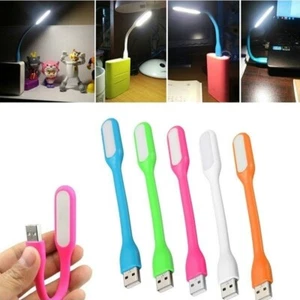 Lampada USB Flessibile Mini per Tastiera PC Luce Led Notebook Lettura Luminoso - Zdjęcie 1 z 9