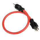 3 Prong Plug To Plug 12AWG 125V Generator Adapter Cord NEMA 5-15P To 5-15P 60127