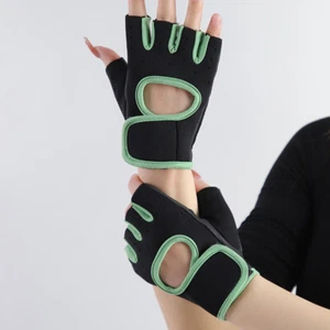 Outdoor Half Finger Gel Padded Bike Cycling Gloves Fingerless Gym Fitness Mitts* - Picture 1 of 19
