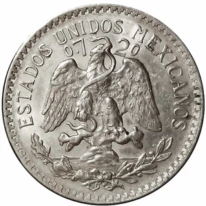 1919-1945 Mexikanische 50 Centavos Silber Libertad "Liberty Cap" Münze. Vintage Attrac - Bild 1 von 12