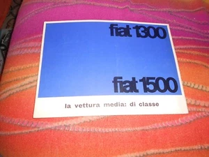 AUTO FIAT 1300 1500 12 pagine stampato nr 1736 - Picture 1 of 1