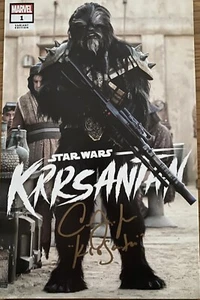 Cómic de Krrsantan de Star Wars firmado genuino Carey Jones Nº 1 autógrafo - Imagen 1 de 1