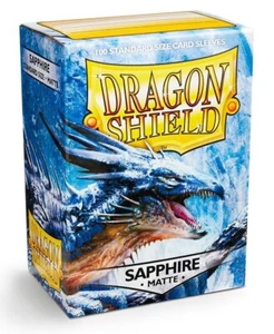 Dragon Shield Matte Sleeves Standard Size Sapphire - 100 Kartenhüllen - Bild 1 von 2