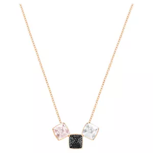 Swarovski Glance Necklace Multicolored, Rose gold-5559862 New - Picture 1 of 4