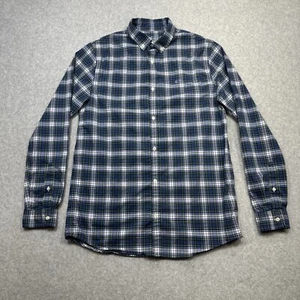 Vineyard Vines OTG Performance Shirt Boys XL Blue Tartan Plaid Casual School - Picture 1 of 12