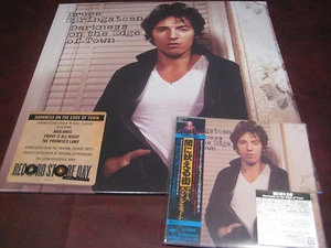 BRUCE SPRINGSTEEN VERIFIED DARKNESS ON THE EDGE JAPAN OBI CD + 180G VINYL LP - Picture 1 of 1