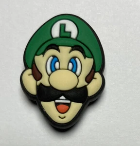 Super Mario Bros Themed Shoe Charms, Jibbitz for Crocs *New* 1pc Free Ship Luigi - Picture 1 of 1