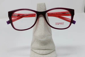 New Authentic ESPRIT Eyeglasses frame ET17341 52-16-135 CRYSTAL RED - Picture 1 of 2