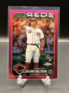 CHRISTIAN ENCARNACION-STRAND RC 2024 Chrome Update Magenta #USC92 /399 - Picture 1 of 3