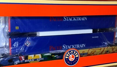Lionel 2226622 PACER Husky Stack w/graffiti #6325 48’ Containers DieCast O-Scale - Image 1 of 4