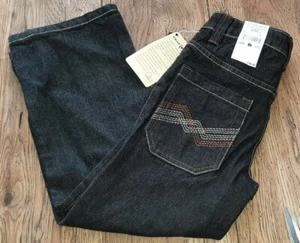 New Phat Farm Black Denim Jean Denim Sz 6 - Picture 1 of 6