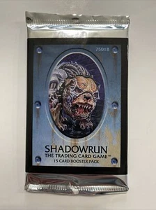 Shadowrun Trading Card Game Booster Pack TCG CCG FASA Corporation Art3 New! - Picture 1 of 2