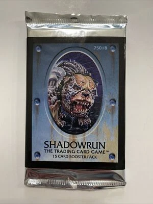 Shadowrun Trading Card Game Booster Pack TCG CCG FASA Corporation Art3 New! - Image 1 of 2