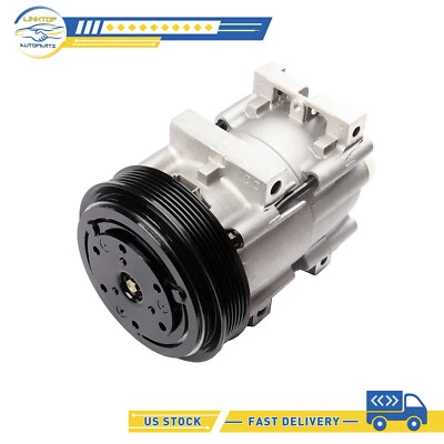 Compresor de aire acondicionado para Ford F-150 F-250 F-350 F-530 1993 1994-1995 Foto 1 de 4