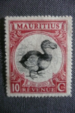 MAURITIUS    GEORGE V  10c REVENUE DODO  FACSIMILE SUPERB Cover